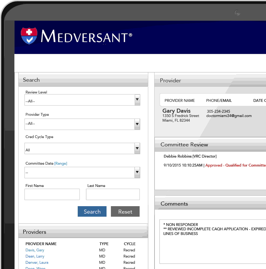 primary source credentialing